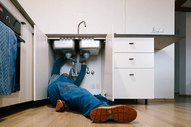 Professional Drain Cleaning technician working in Chelsea, OK